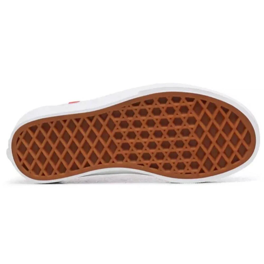 NEW Vans Classic Slip-On Checkerboard Pomegranate White 5.5Y/7 Womens 7 - Picture 7 of 9